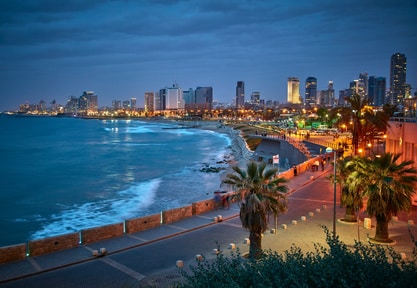 Vue de Jaffa sur Tel Aviv, la ville qui ne dort jamais