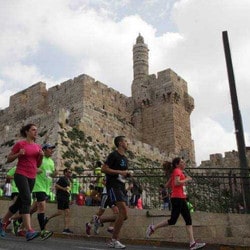 40000 coureurs pour le Marathon de Jérusalem 2019 de 80 pays