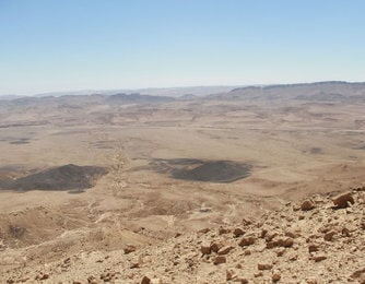 Makhtesh Ramon appelé aussi cratère Ramon dans le Negev