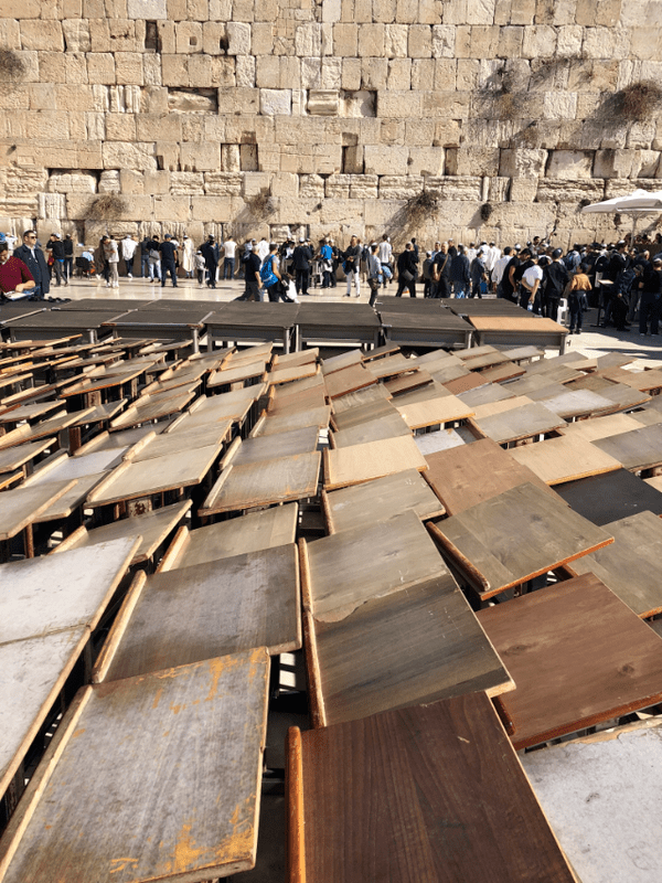 Mur des Lamentations (ou Kotel) lieu le plus sacré pour le judaïsme