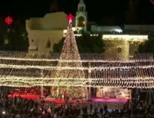 La cérémonie d’illumination du sapin de Noël a eu lieu à Bethléem