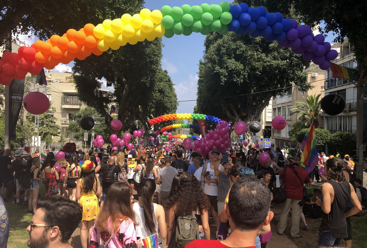Gay Pride ou marche des Fiertés a Tel Aviv 